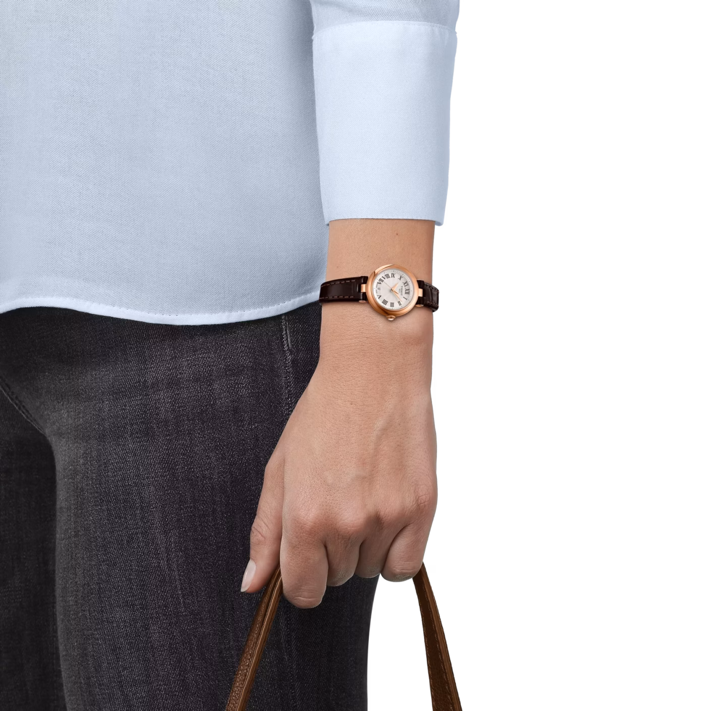TISSOT 天梭 Tissot Bellissima Small Lady 玫瑰金 廣告款女裝腕錶 T126.010.36.013.00