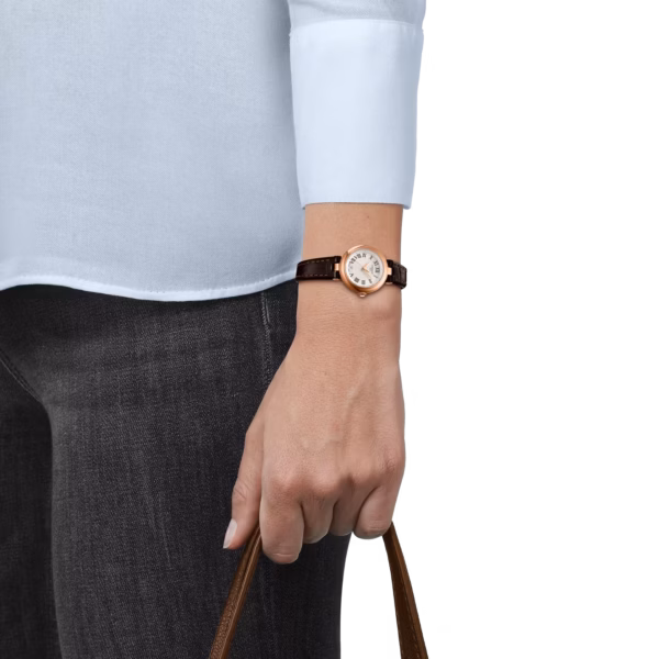 TISSOT 天梭 Tissot Bellissima Small Lady 玫瑰金 廣告款女裝腕錶 T126.010.36.013.00：圖片 5