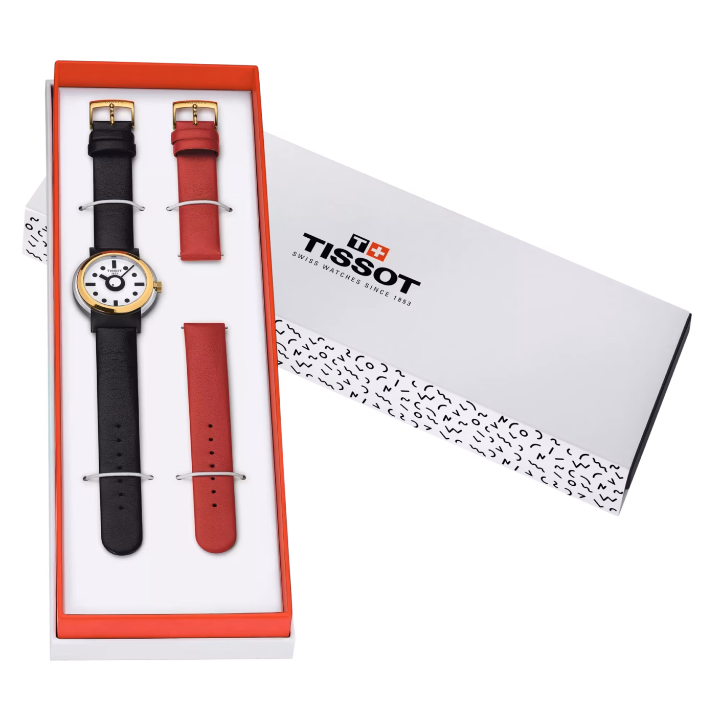 TISSOT 天梭 Heritage Memphis Lady 限量孟菲斯設計女錶 T134.210.27.011.00
