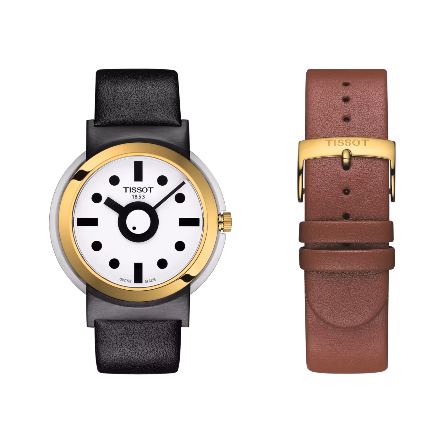 TISSOT 天梭 Heritage Memphis Gent 限量孟菲斯設計錶 T134.410.27.011.00