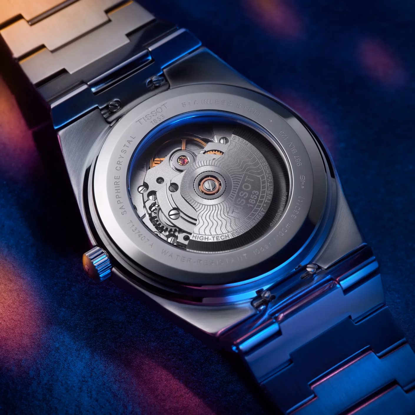 TISSOT 天梭 PRX Powermatic 80 40mm Gradient 海藍漸層廣告款 機械錶 T137.407.11.051.01