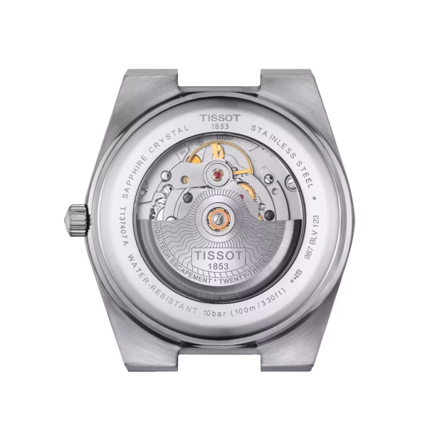 TISSOT 天梭 PRX Powermatic 80 40mm Gradient 冰藍漸層廣告款 機械錶 T137.407.11.351.01：圖片 3