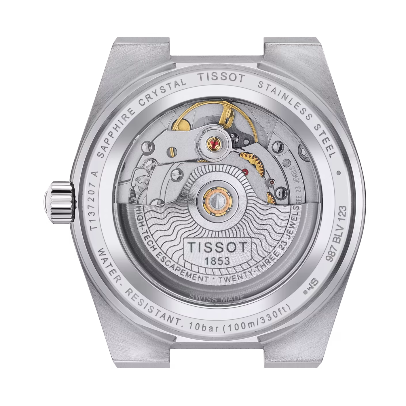 TISSOT 天梭 PRX Powermatic 80 35mm 綠色機械女錶 T137.207.11.091.00