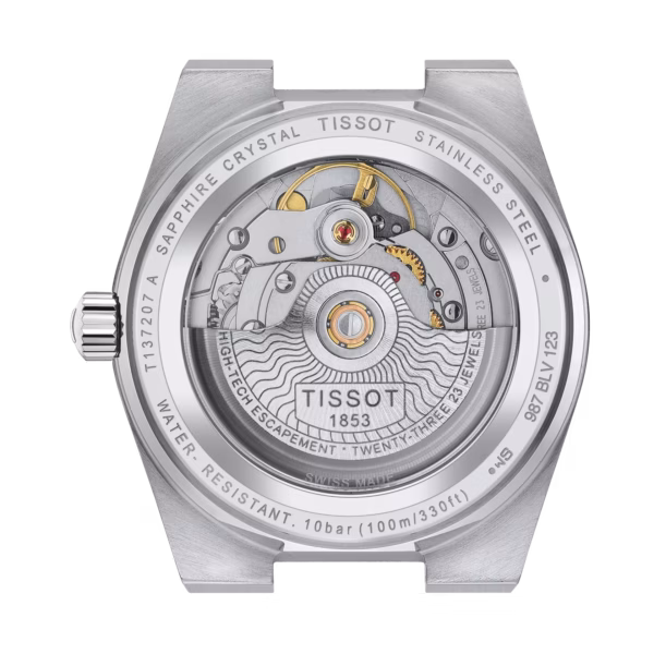 TISSOT 天梭 PRX Powermatic 80 35mm 綠色機械女錶 T137.207.11.091.00：圖片 3