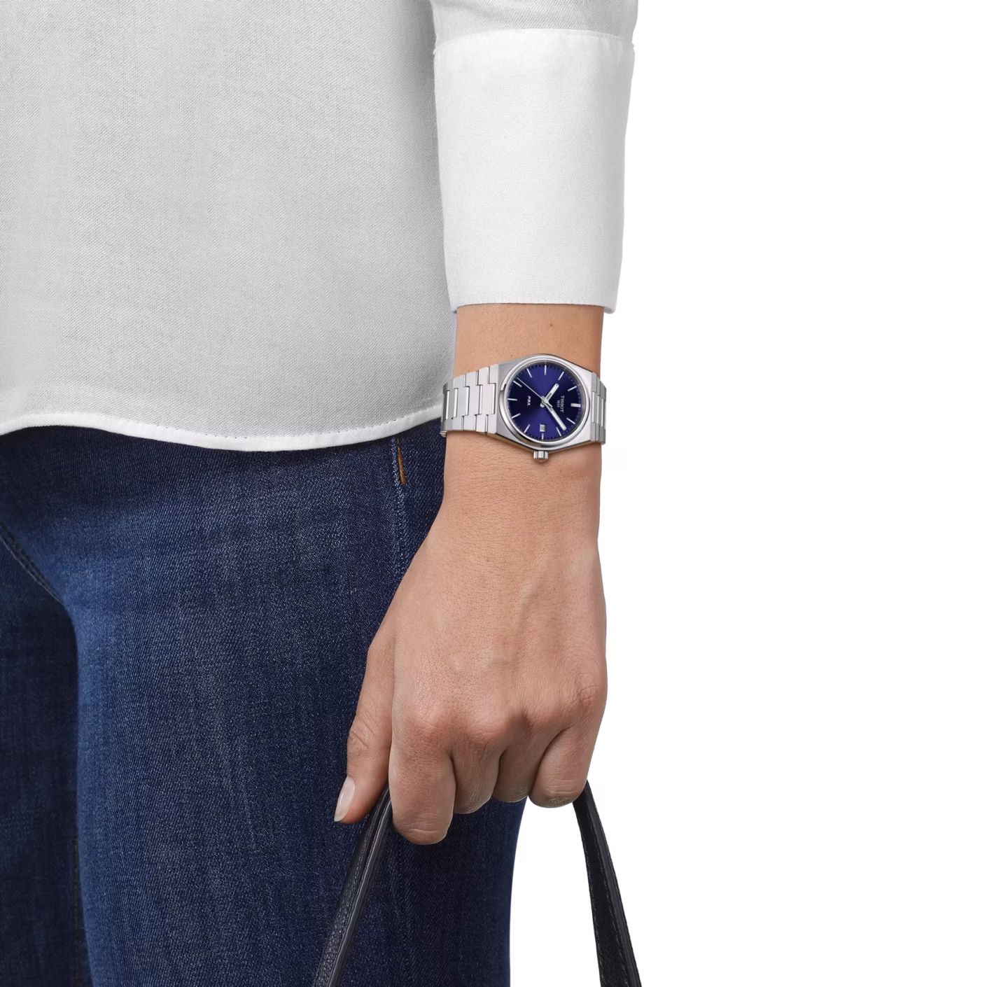 TISSOT 天梭 PRX 35mm 海藍 70年代復刻石英女錶 T137.210.11.041.00