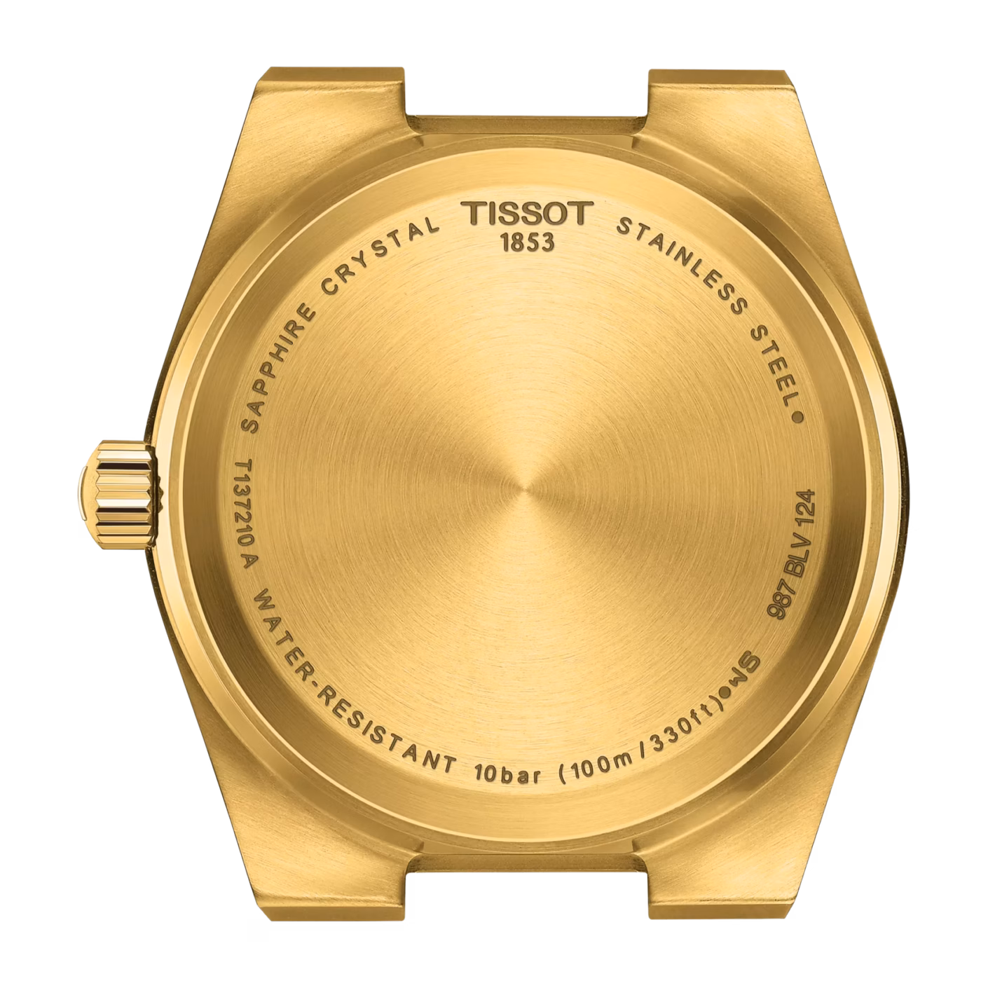 TISSOT 天梭 PRX 35mm 香檳金 70年代復刻石英女錶 T137.210.33.021.00