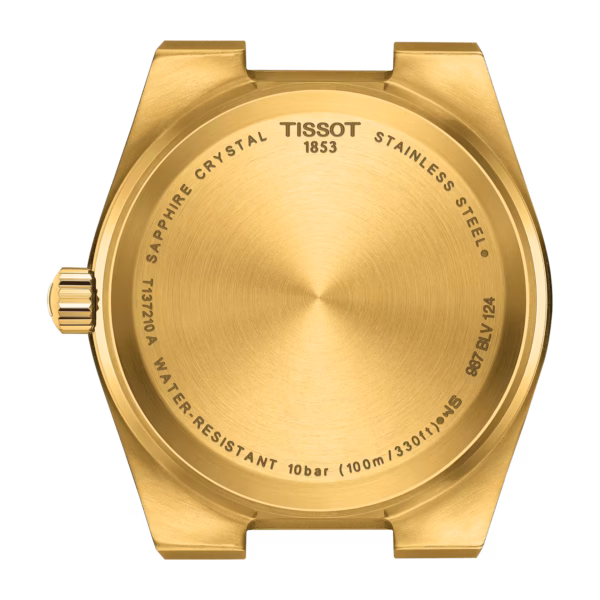 TISSOT 天梭 PRX 35mm 香檳金 70年代復刻石英女錶 T137.210.33.021.00：圖片 3