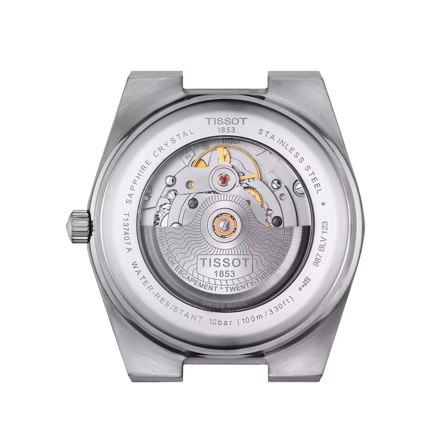 TISSOT 天梭 PRX Powermatic 80 40mm 藍色膠帶機械錶 T137.407.17.041.00