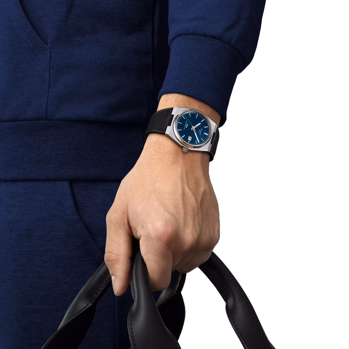 TISSOT 天梭 PRX Powermatic 80 40mm 藍色膠帶機械錶 T137.407.17.041.00