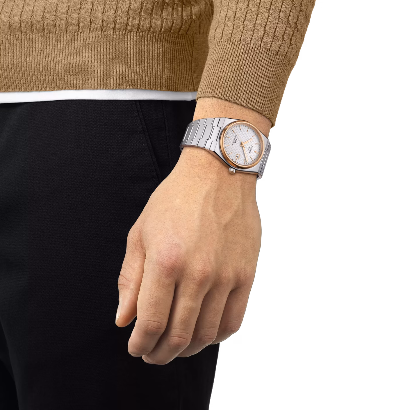 TISSOT 天梭 PRX Powermatic 80 40mm 玫瑰金機械錶 T137.407.21.031.00