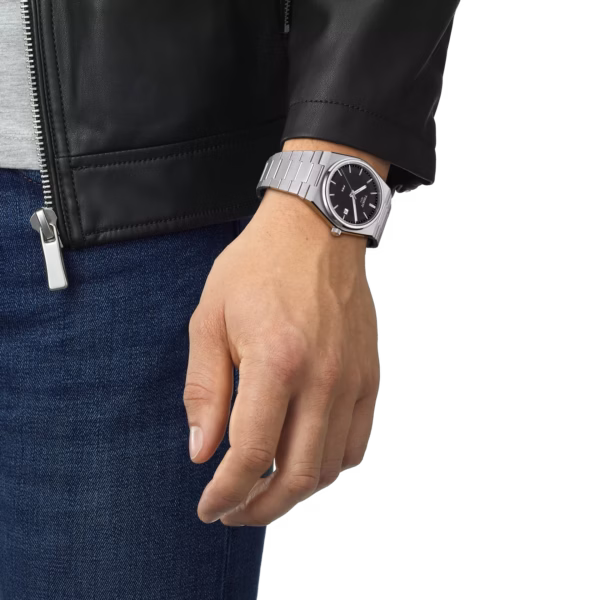 TISSOT 天梭 PRX 40mm 經典黑 70年代復刻石英錶 T137.410.11.051.00：圖片 5
