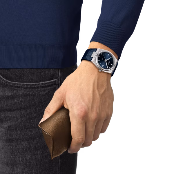 TISSOT 天梭 PRX 40mm 紳士藍 70年代復刻石英錶 T137.410.16.041.00：圖片 3