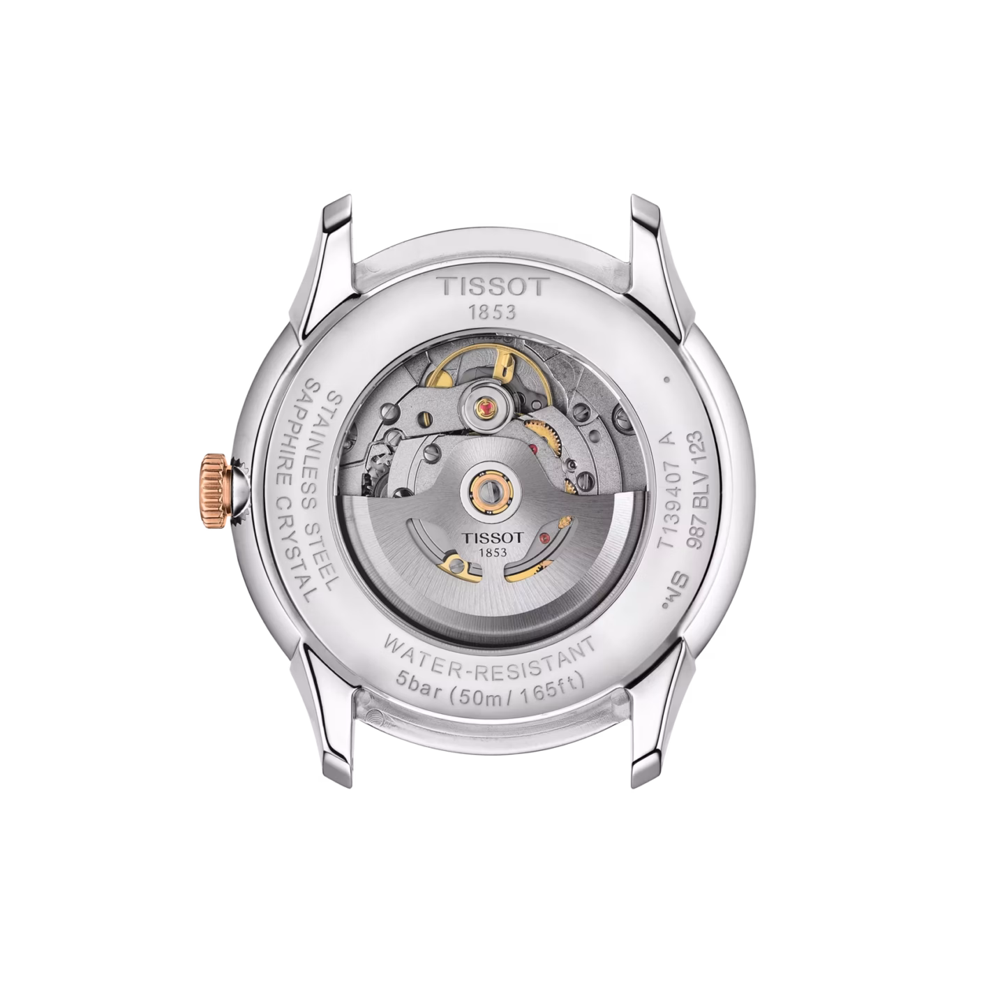 TISSOT 天梭 Chemin des Tourelles Powermatic 80 42mm 杜魯爾 玫瑰金機械錶 T139.407.22.038.00