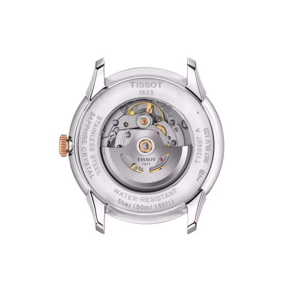 TISSOT 天梭 Chemin des Tourelles Powermatic 80 42mm 杜魯爾 玫瑰金機械錶 T139.407.22.038.00：圖片 3