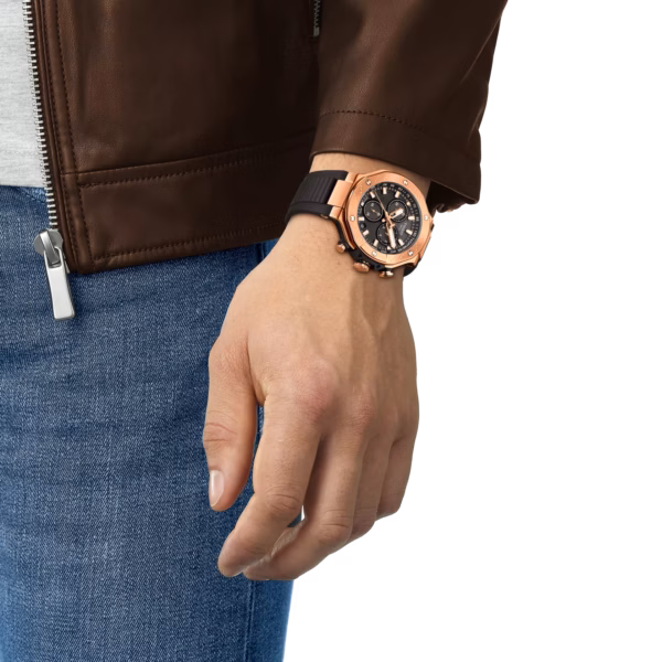 TISSOT 天梭 T-Race Quartz Chronograph 玫瑰金 計時賽車錶 T141.417.37.051.00：圖片 5