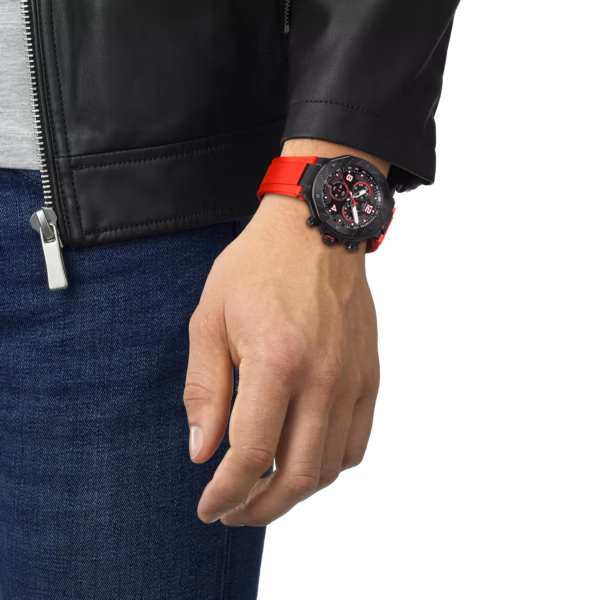 TISSOT 天梭 T-Race MotoGP Chronograph 2023 Limited Edition 限量紅黑色賽車錶 T141.417.37.057.01：圖片 5