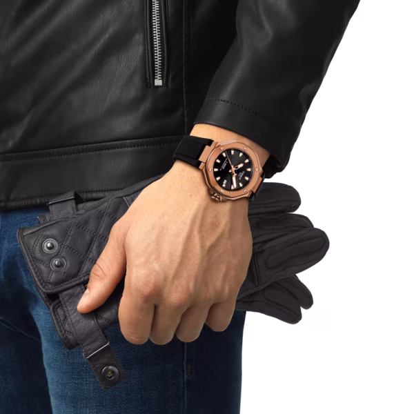 TISSOT 天梭 T-Race Powermatic 80 41mm 玫瑰金賽車機械錶 T141.807.37.051.00：圖片 5