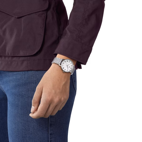 TISSOT 天梭 Everytime 34mm 羅馬銀 簡約三針女錶 T143.210.11.033.00：圖片 5