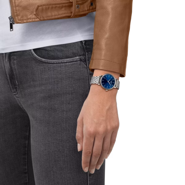 TISSOT 天梭 Everytime 34mm 典雅藍 簡約三針女錶 T143.210.11.041.00：圖片 3