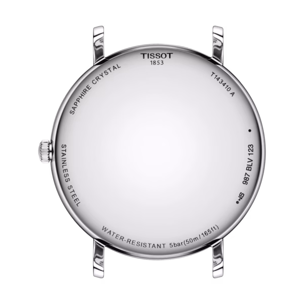 TISSOT 天梭 Everytime 40mm 典雅藍 簡約三針腕錶 T143.410.11.041.00：圖片 3