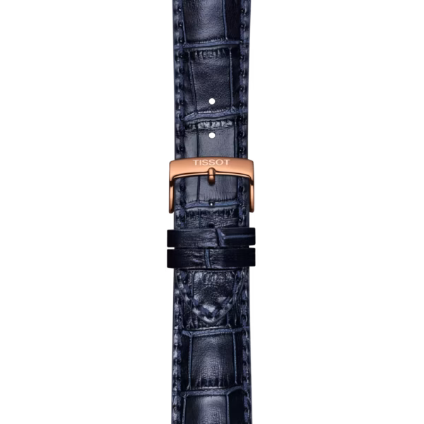 TISSOT 天梭 Chrono XL Classic  韻馳系列 玫瑰金藍計時手錶 T116.617.36.042.00：圖片 4