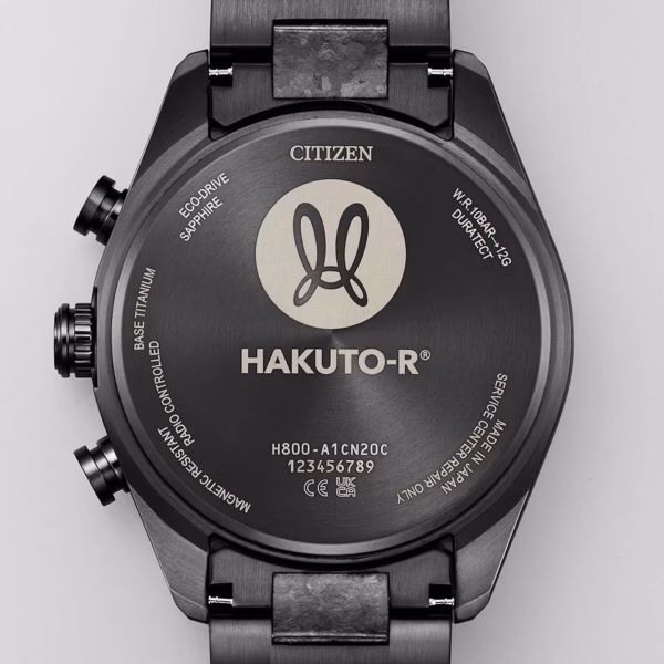 CITIZEN 星辰 ATTESA HAKUTO-R 限量登月錶 黑鈦系列 光動能全球電波時計錶 AT8287-62E：圖片 4