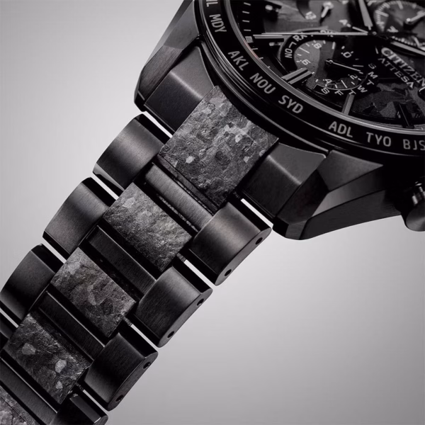 CITIZEN 星辰 ATTESA HAKUTO-R 限量登月錶 黑鈦系列 光動能全球電波時計錶 AT8287-62E：圖片 6
