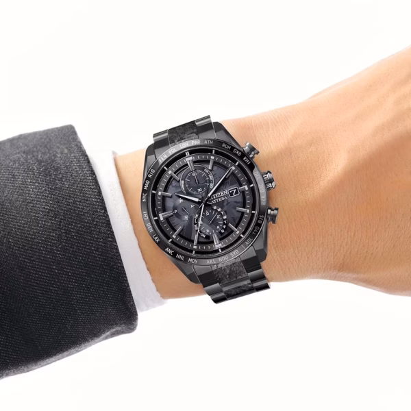CITIZEN 星辰 ATTESA HAKUTO-R 限量登月錶 黑鈦系列 光動能全球電波時計錶 AT8287-62E：圖片 12