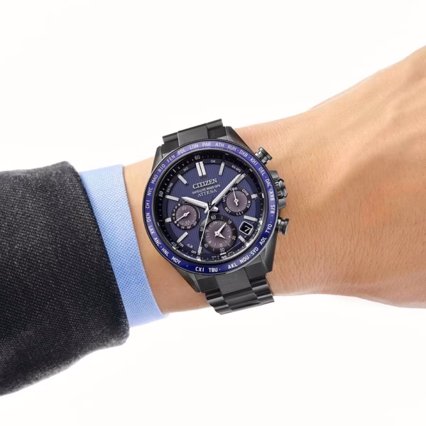 CITIZEN 星辰 ATTESA ACT Line 紺星款 光動能GPS衛星對時錶 CC4059-64L：圖片 6