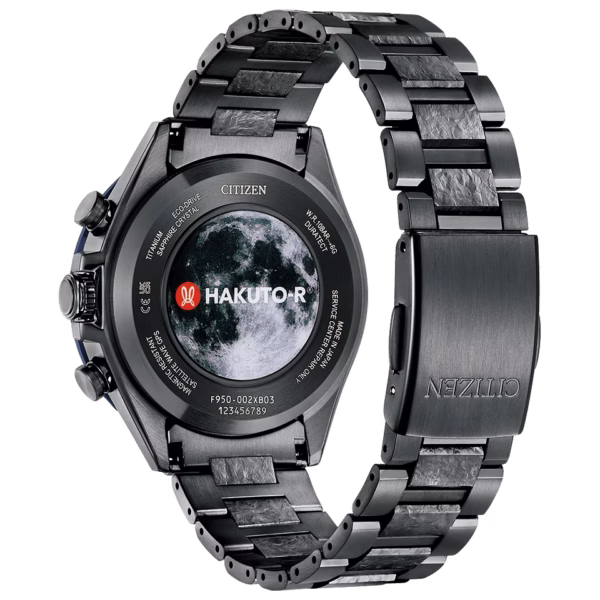 CITIZEN 星辰 ATTESA HAKUTO-R 限量登月錶 黑鈦系列 光動能GPS衛星對時錶 CC4067-66E：圖片 3