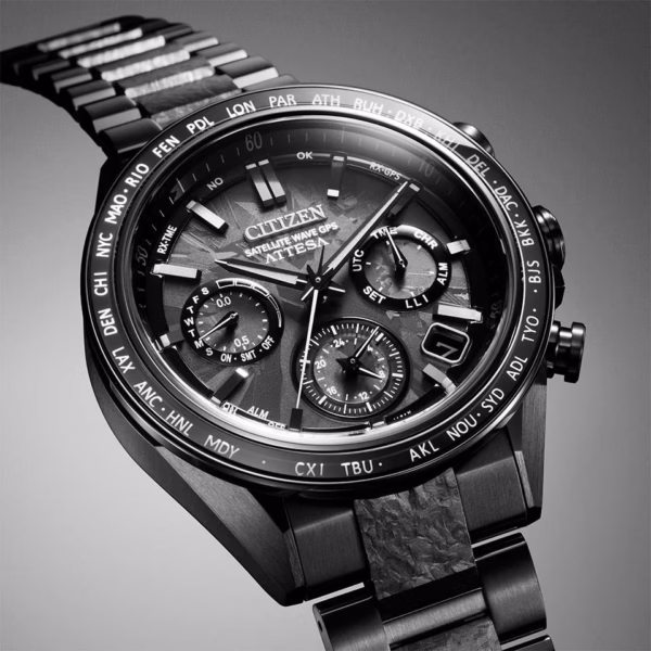 CITIZEN 星辰 ATTESA HAKUTO-R 限量登月錶 黑鈦系列 光動能GPS衛星對時錶 CC4067-66E：圖片 7