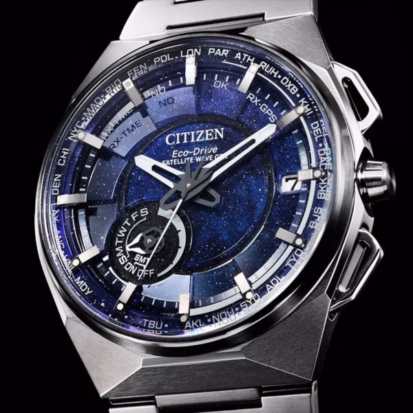 CITIZEN 星辰 Satellite Wave X 星空藍 GPS衛星對時 鈦金屬光動能腕錶 CC3097-52L：圖片 2