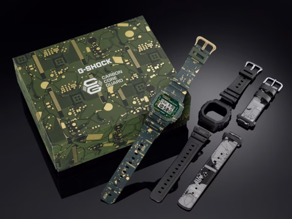 CASIO 卡西歐 G-SHOCK DWE-5600CC-3 碳纖維強化數位迷彩 數位腕錶：圖片 10