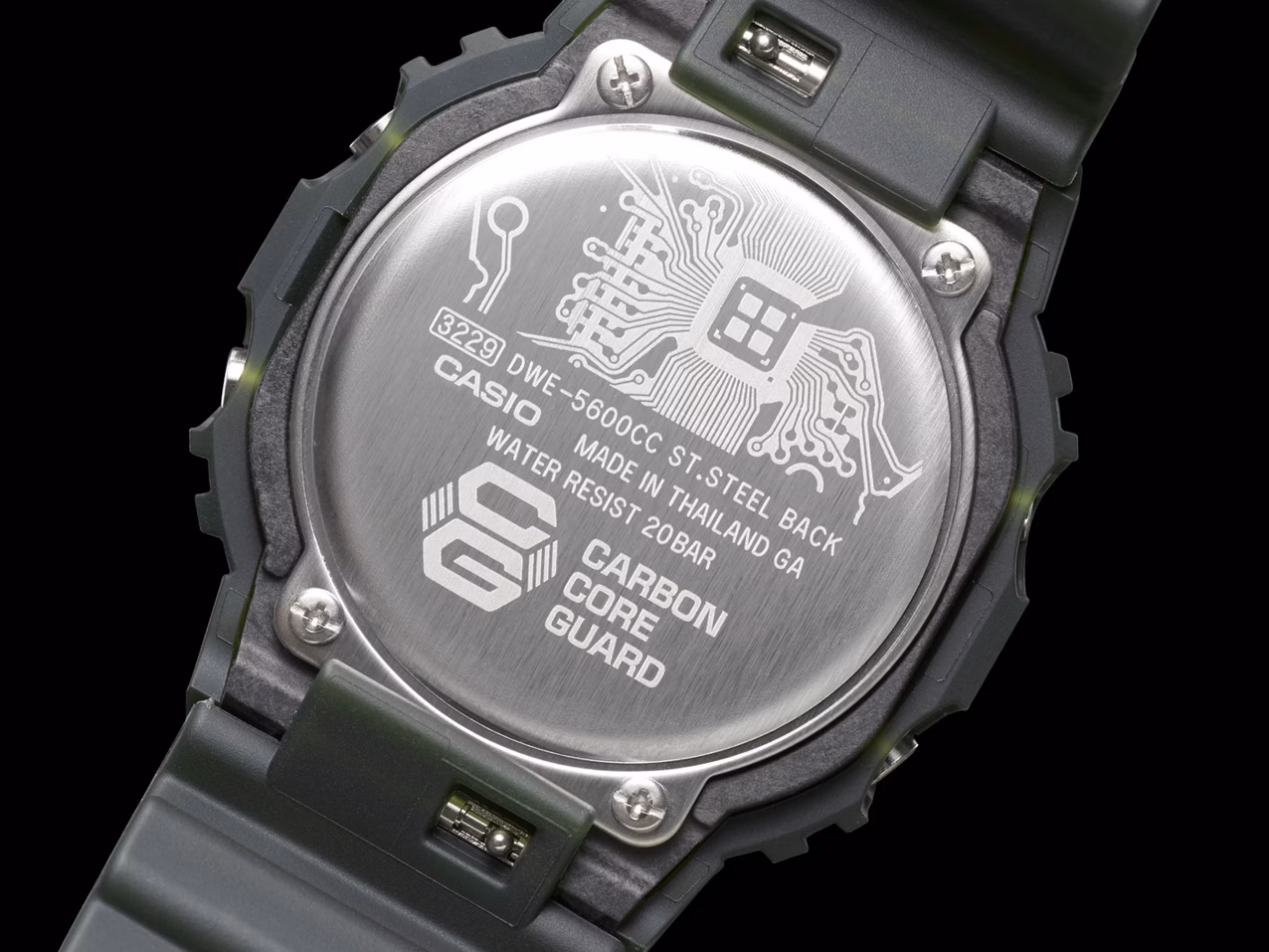 CASIO 卡西歐 G-SHOCK DWE-5600CC-3 碳纖維強化數位迷彩 數位腕錶