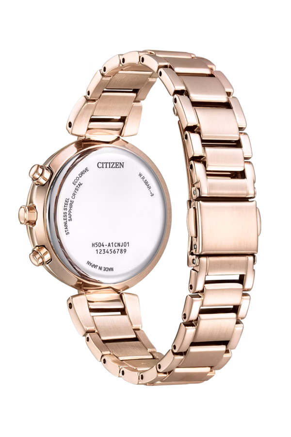 CITIZEN 星辰 xC Hebe田馥甄廣告款 Sakura pink 櫻花粉紅金 光動能女錶 FB1456-65X：圖片 3