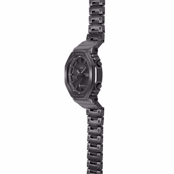 CASIO 卡西歐 G-SHOCK GM-B2100BD-1A 不鏽鋼八角系列 太陽能數位指針錶：圖片 7