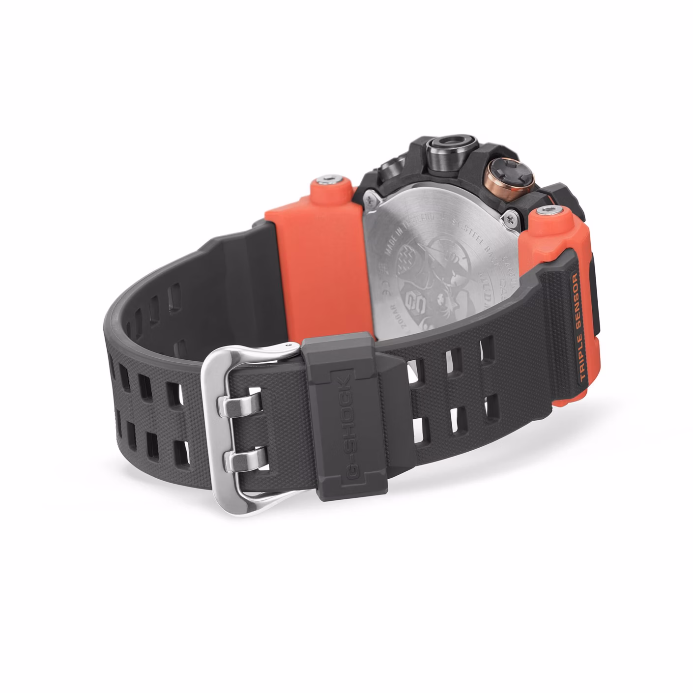 CASIO 卡西歐 G-SHOCK GW-9500-1A4 MUDMAN系列 野地橘 電波太陽能數位錶
