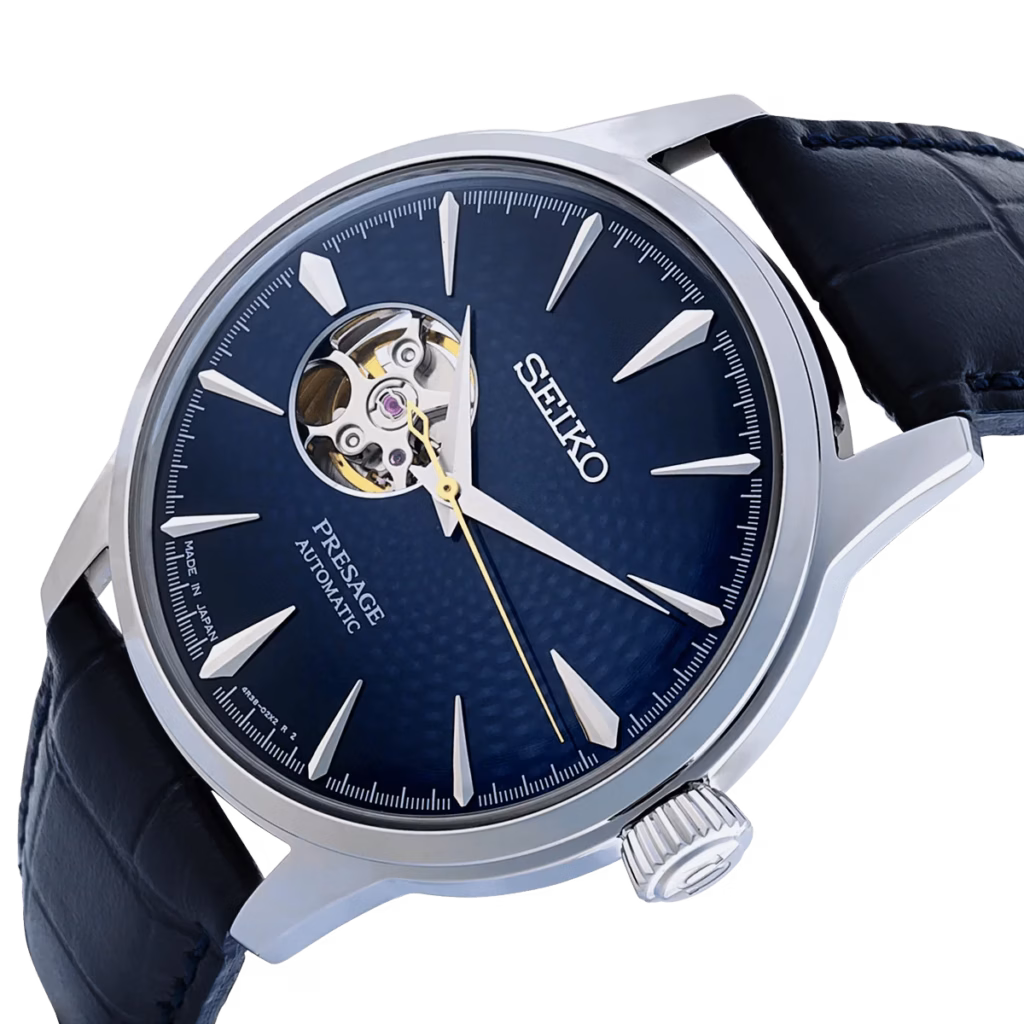 SEIKO 精工 Presage SSA405J1 調酒系列 Blue Moon 藍月雞尾酒機械錶 4R38-01N0B