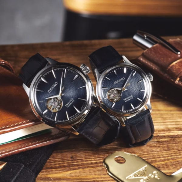 SEIKO 精工 Presage SSA405J1 調酒系列 Blue Moon 藍月雞尾酒機械錶 4R38-01N0B：圖片 5