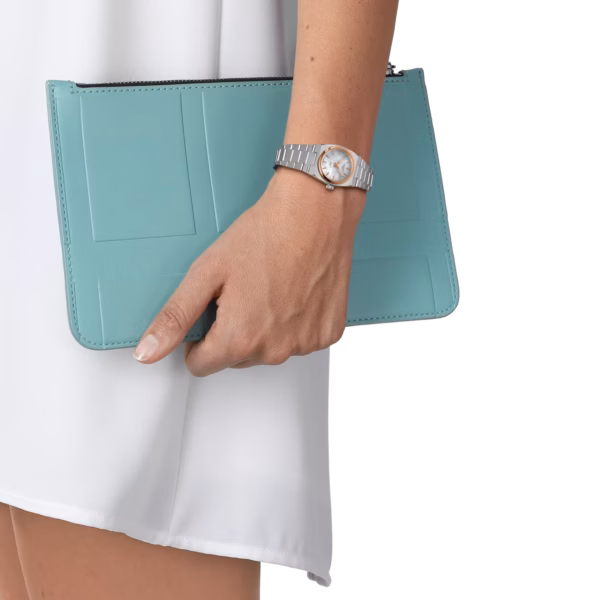 TISSOT 天梭 PRX 25mm 玫瑰金 70年代復刻石英女錶 T137.010.21.111.00：圖片 5