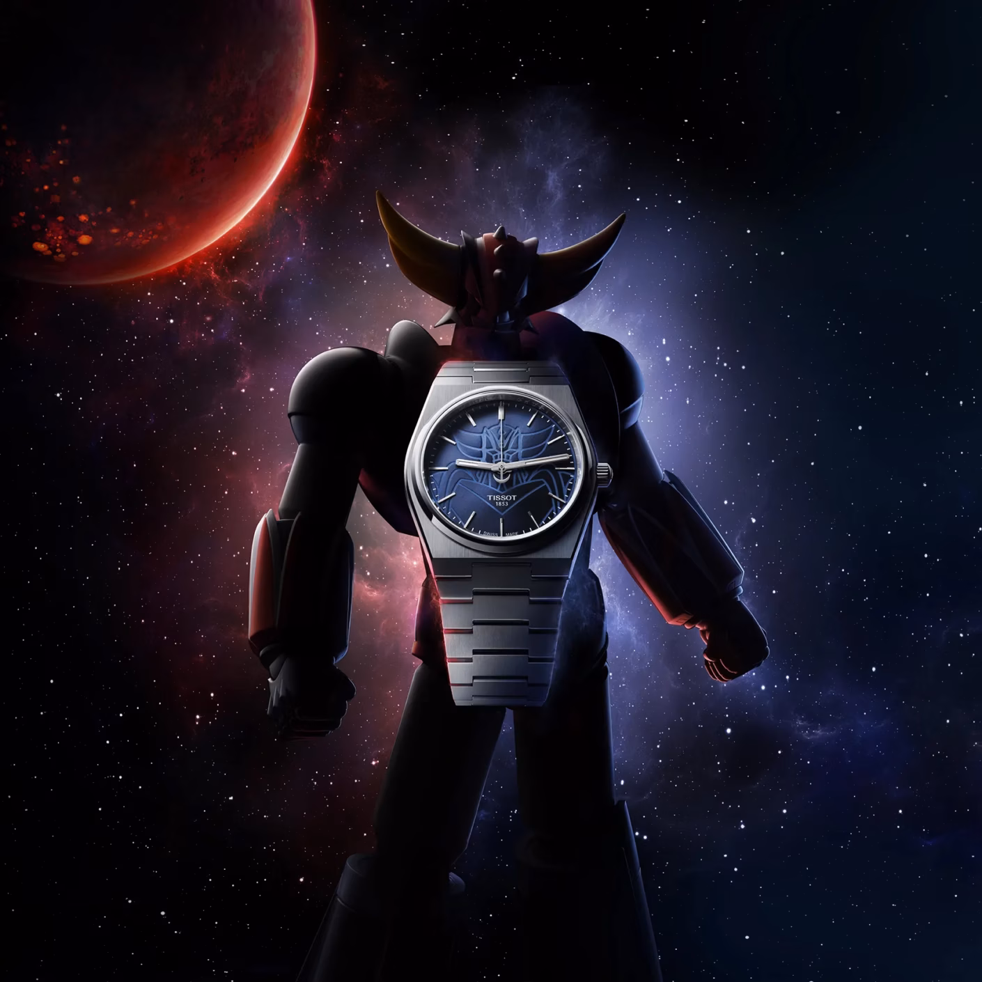 TISSOT 天梭 PRX UFO Robot Grendizer 無敵鐵金剛 - 金剛戰神 特別版機械錶 T137.407.11.041.02