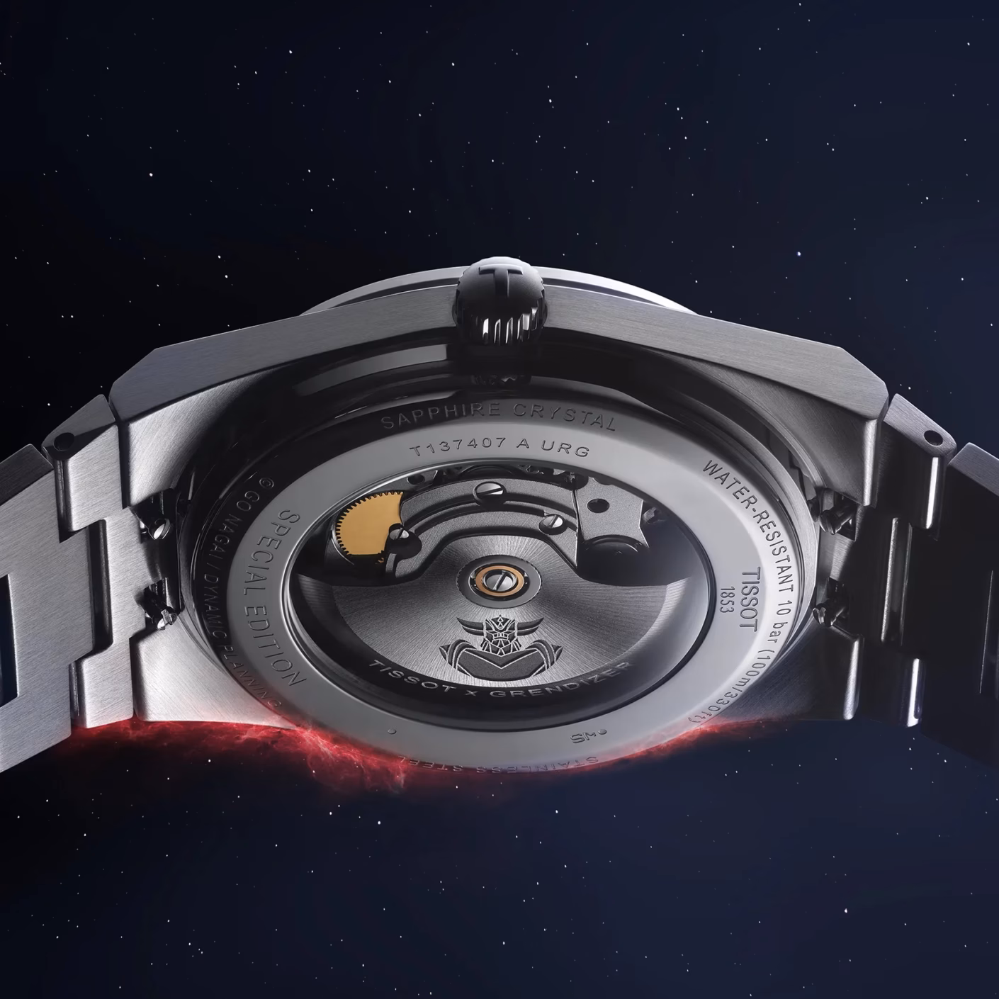 TISSOT 天梭 PRX UFO Robot Grendizer 無敵鐵金剛 - 金剛戰神 特別版機械錶 T137.407.11.041.02