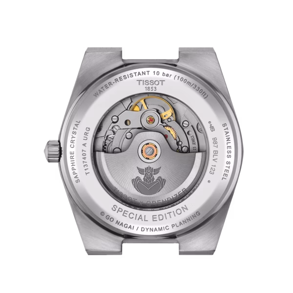 TISSOT 天梭 PRX UFO Robot Grendizer 無敵鐵金剛 - 金剛戰神 特別版機械錶 T137.407.11.041.02：圖片 3