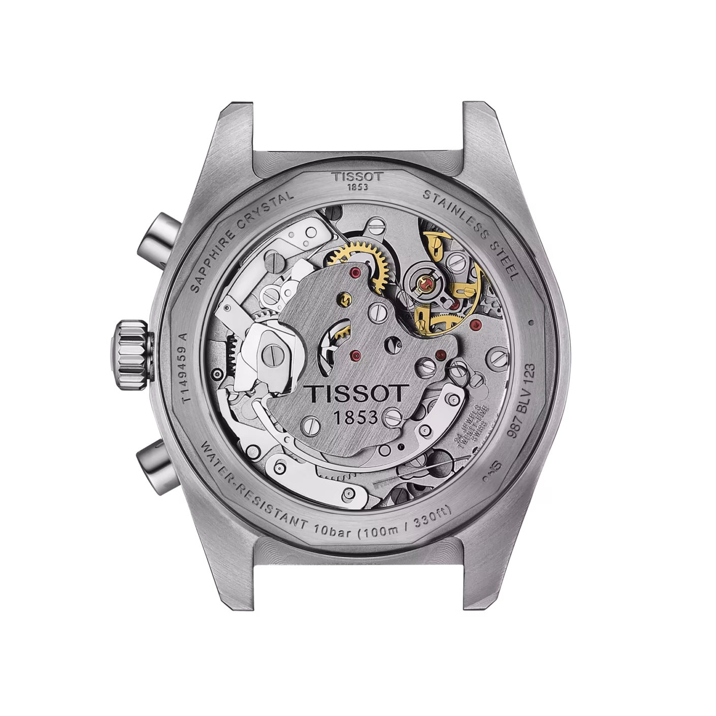 TISSOT 天梭 PR516 Mechanical Chronograph 賽車黑三眼計時 手動上鍊機械錶 T149.459.21.051.00