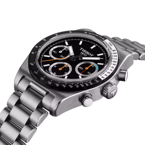 TISSOT 天梭 PR516 Mechanical Chronograph 賽車黑三眼計時 手動上鍊機械錶 T149.459.21.051.00：圖片 6