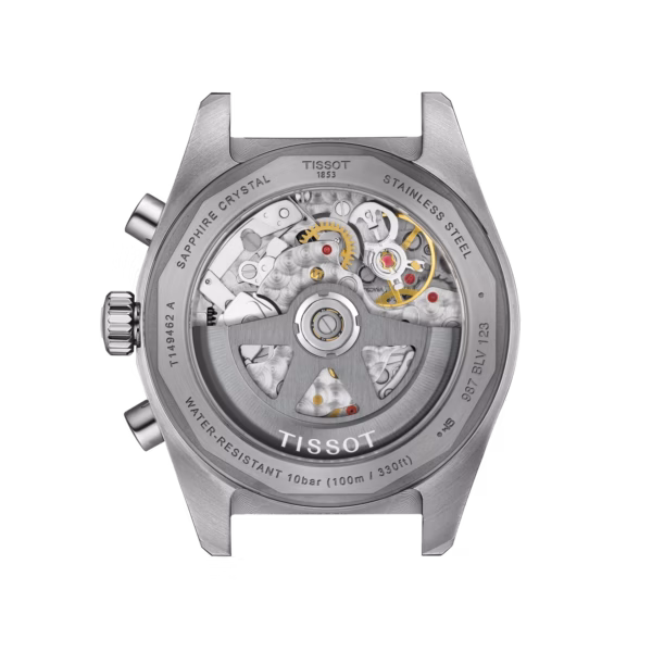 TISSOT 天梭 PR516 Automatic Chronograph 賽車藍三眼計時機械錶 T149.462.11.011.00：圖片 3