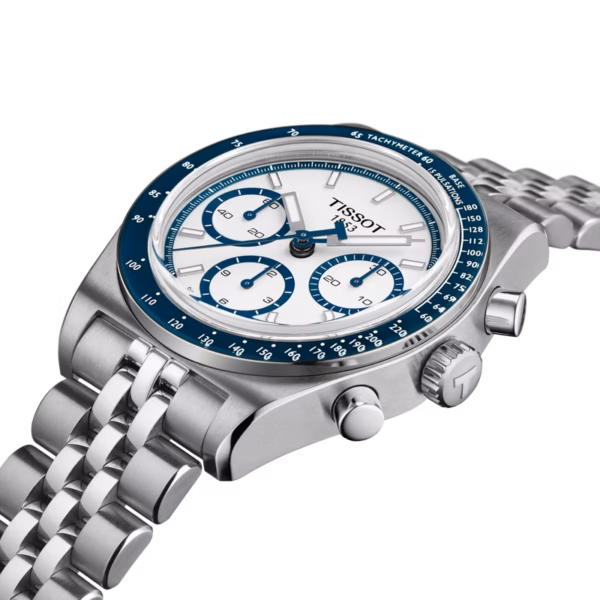 TISSOT 天梭 PR516 Automatic Chronograph 賽車藍三眼計時機械錶 T149.462.11.011.00：圖片 6