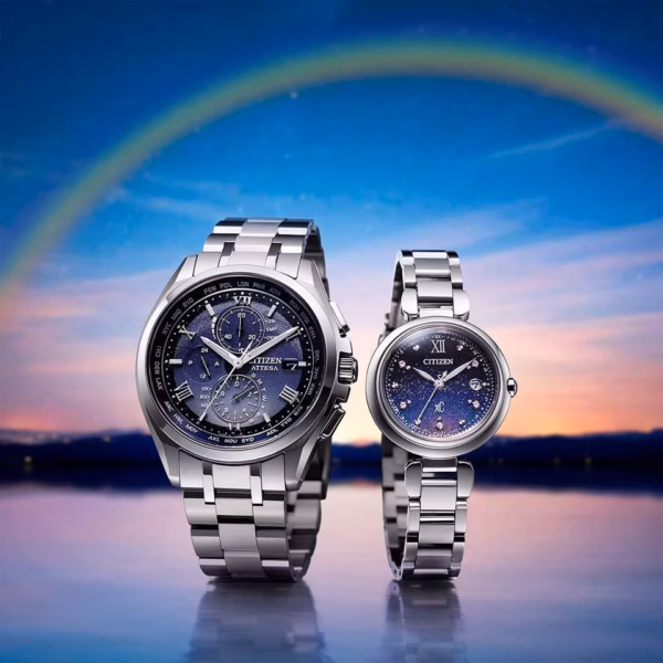 CITIZEN 星辰 ATTESA DEAR Collection 限量款 夜空彩虹系列 鈦金屬光動能電波錶 AT8240-66L：圖片 13
