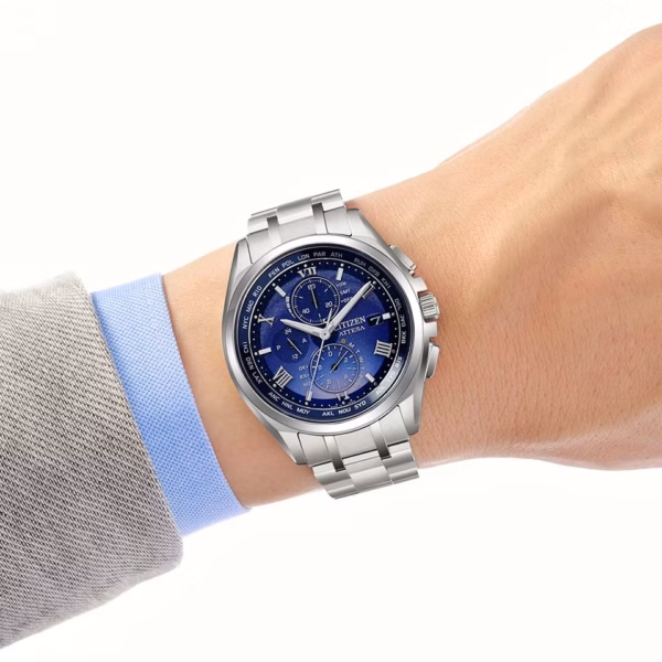 CITIZEN 星辰 ATTESA DEAR Collection 限量款 夜空彩虹系列 鈦金屬光動能電波錶 AT8240-66L：圖片 7
