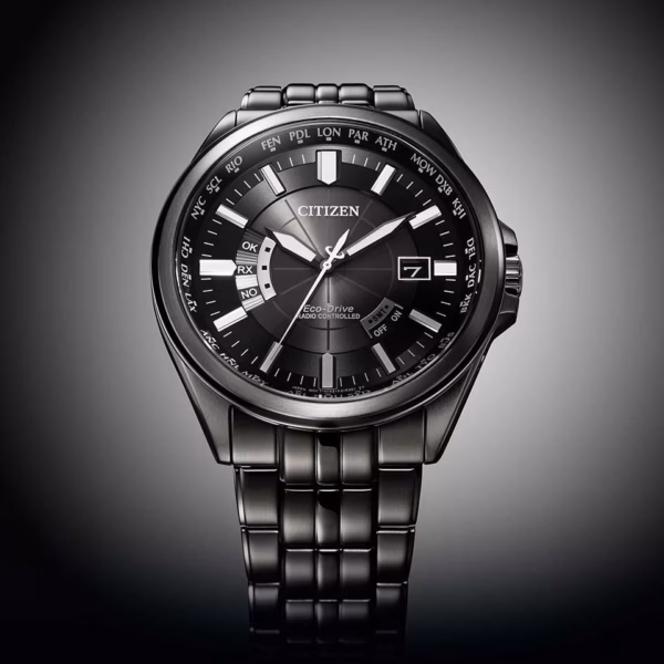 CITIZEN 星辰 NIGHT COLOR EDITION 夜色系列 光動能全球電波時計錶 CB0294-54E：圖片 5